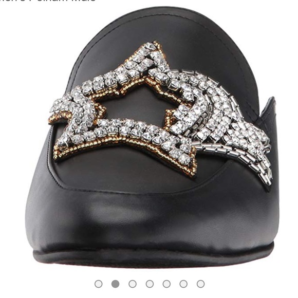 🆕 CIRCUS BY SAM ELDELMAN PELHAM RHINESTONE MULE - Picture 5 of 8